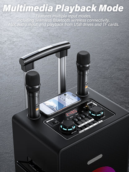 Vendens PartyCore 8” Taşınabilir Bluetooth Hoparlör