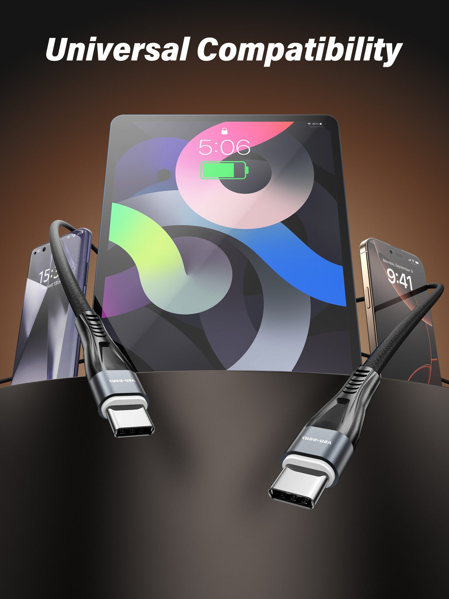 VD-DC19M Toptan fiyat USB-A - Micro Kablo PVC veri kablosu 5V/2A mikro cihazlar için