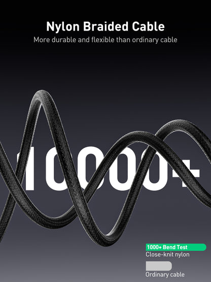 VD-DCM03-3M Toptan fiyatlı USB-A - USB-C bağlantı kablosu, 3 metre, 5V/2A ve 9V/2A, siyah renkli, USB-C cihazlar için kablo.