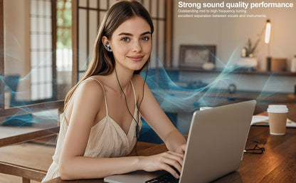 VD-EAR025 Toptan Fiyat Kablolu Kulaklık IP Port 120CM Mikrofonlu Kablolu Kulaklıklar Net Ses Kalitesi HD Stereo