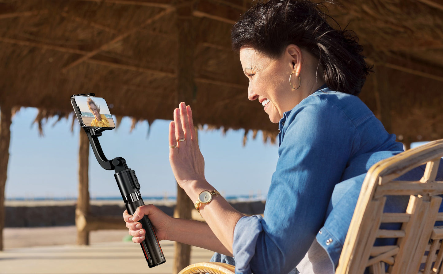 Vendens Bluetooth Kablosuz Selfie Stick – 360° Dönebilen Tripod Kumandalı Uzatılabilir Telefon Selfie Çubuğu