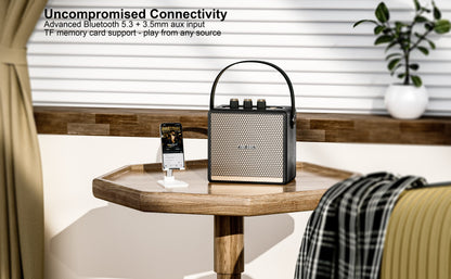 VD-SPK012 Yeni Ürün: Siyah, Beyaz Bluetooth Hoparlör, LED Işıklar, Su Geçirmez, Kristal Netliğinde Ses, Gerçek Kablosuz Stereo, 30 Saat Kullanım Süresi, Ev, Dış Mekan ve Parti İçin