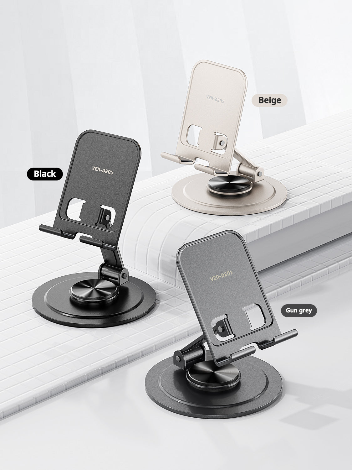 VD-HD061 Yüksek kaliteli, sağlam telefon standı, evrensel akıllı telefon tutucu, çok yönlü ayar desteği.