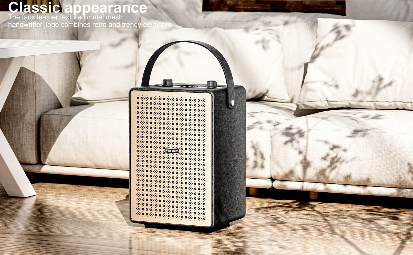 Vendens VD-SPK017 LED Işıklı Bluetooth Hoparlör - Premium Ses ve 12 Saat Pil