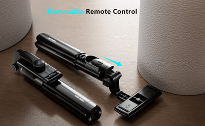 VD-SS04 Toptan Fiyat Yüksek Kalite Uzatılabilir Tripod ve Bluetooth Uzaktan Kumanda 360° Döndürülebilir Selfie Çubuğu Mükemmel Açılar İçin