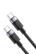 Vendens VD-DCM05 USB-C'den USB-C'ye Örgülü 60W Hızlı Şarj Destekli Type C Kablo 1m, 2m, 3m
