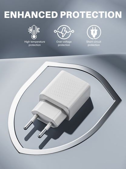 Vendens 10.5W Hızlı Şarj Cihazı PD 30W USB-C to Lightning Kablo Seti - Beyaz