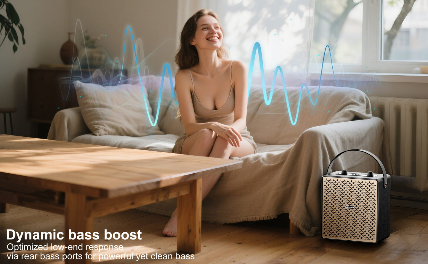 Vendens VD-SPK016 Premium LED Işıklı Bluetooth Hoparlör - 30 Saat Pil