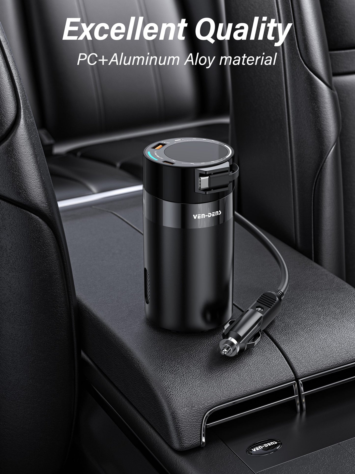 Vendens DriveMax 200W Araç Güç İstasyonu | Çakmaklık Priz ve DC Çıkış