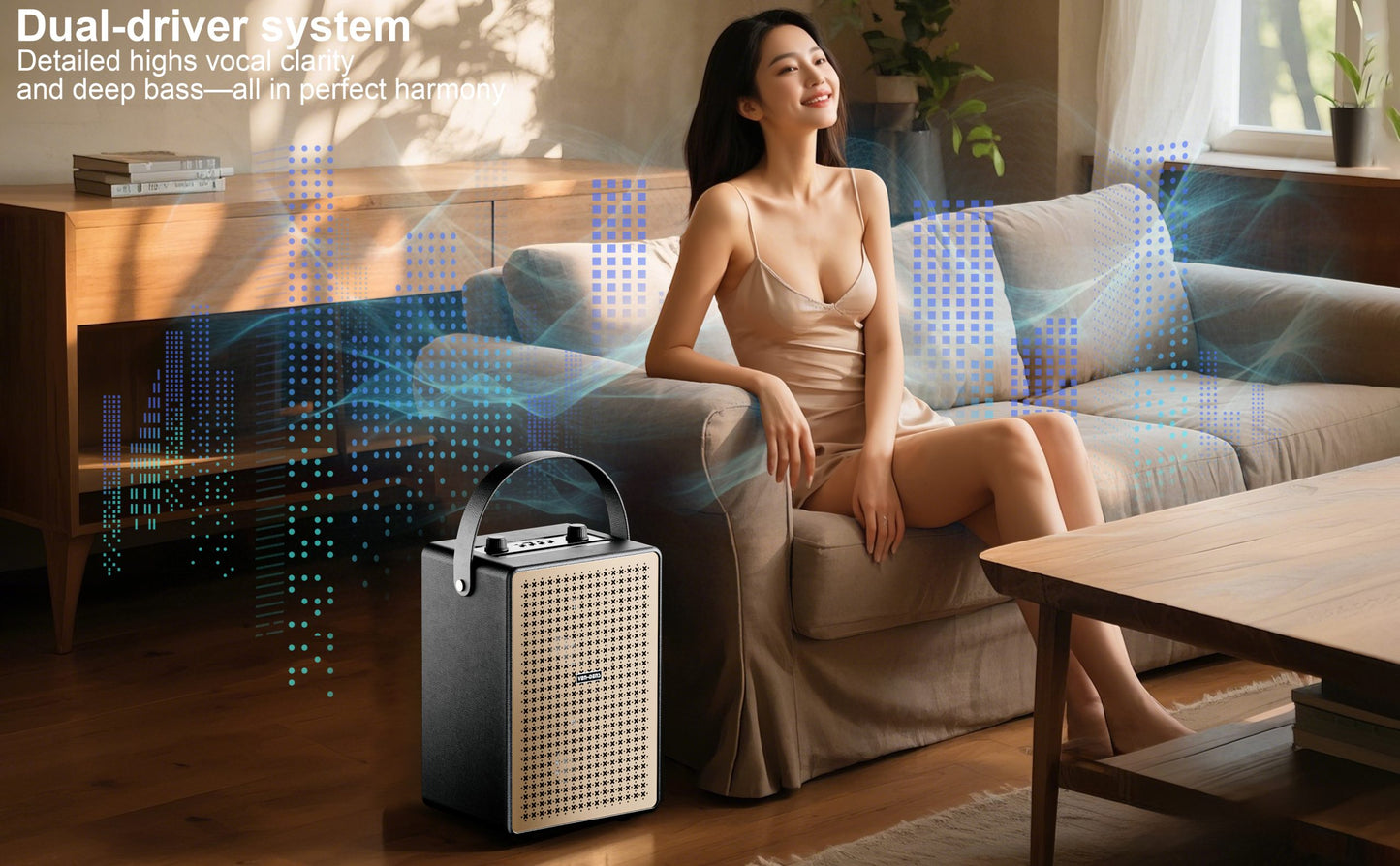 Vendens VD-SPK017 LED Işıklı Bluetooth Hoparlör - Premium Ses ve 12 Saat Pil