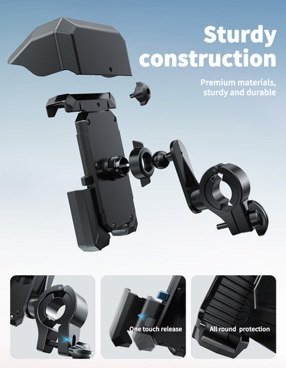 VD-HD030 CE UKCA sertifikalı, yüksek kaliteli, zarif 360° dönebilen bisiklet tutucu.