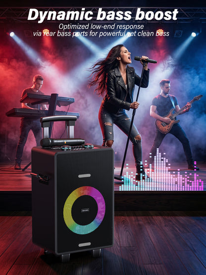Vendens PartyCore 8” Taşınabilir Bluetooth Hoparlör