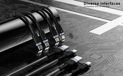 Ven-Dens VD-DCZ05 Type-C to Type-C 60W PD Hızlı Şarj ve Data Kablosu - 1 Metre Örgü