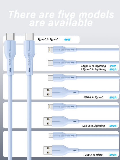 Ven-Dens VD-DC23CL Type-C to Lightning 30W PD Hızlı Şarj ve Data Kablosu - 1 Metre