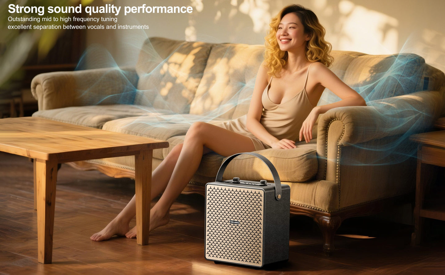 Vendens VD-SPK016 Premium LED Işıklı Bluetooth Hoparlör - 30 Saat Pil