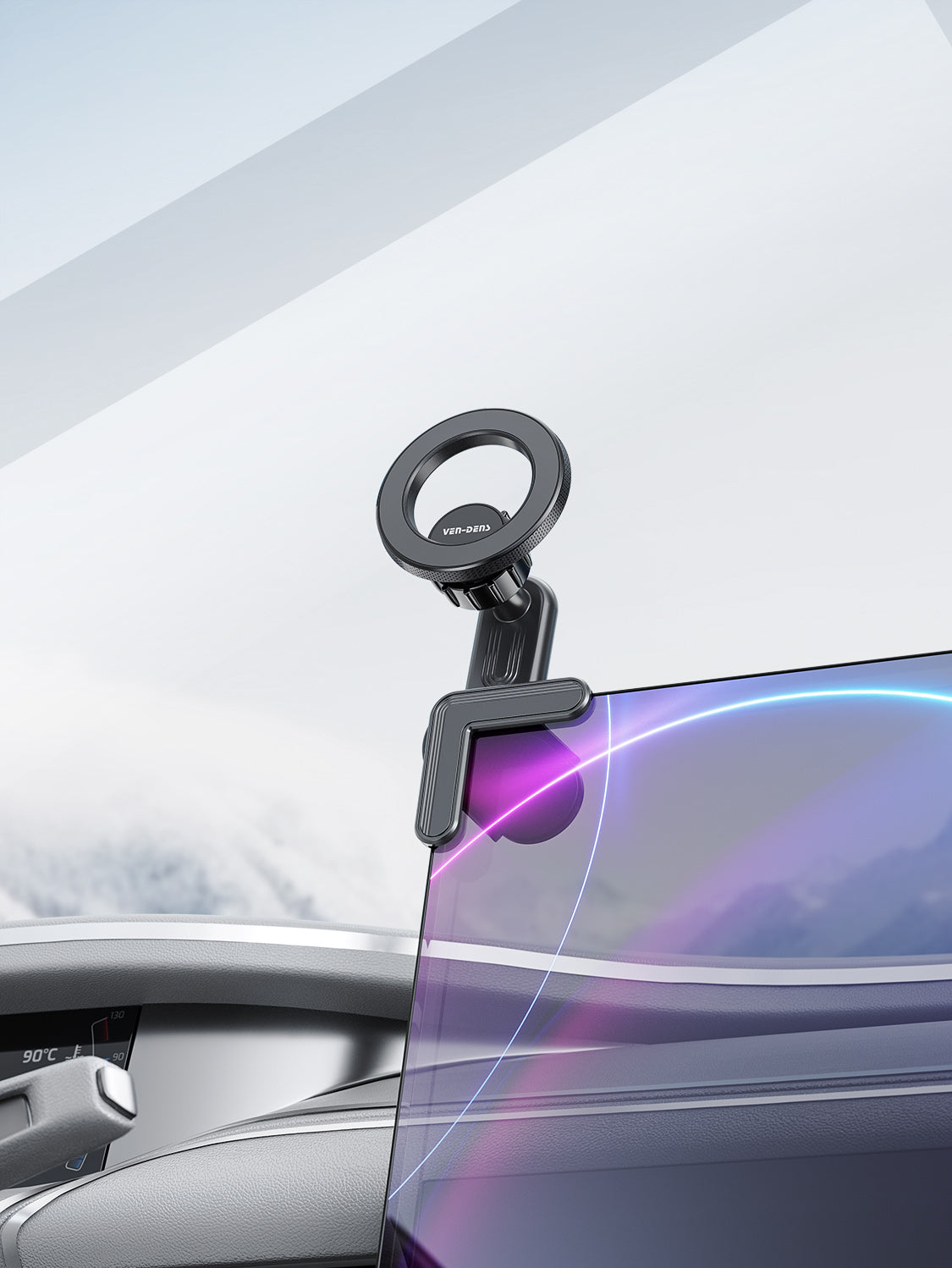 VD-HD060 Toptan fiyat, yüksek kalite, güçlü manyetik araç telefon tutucu, 360 derece dönebilen, düşmeye karşı dayanıklı, stabil tutucu.