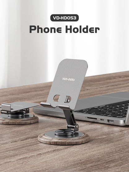 VD-HD053 Yüksek kaliteli, sağlam ABS+metal telefon standı, evrensel akıllı telefon tutucu, çok yönlü ayar desteği.