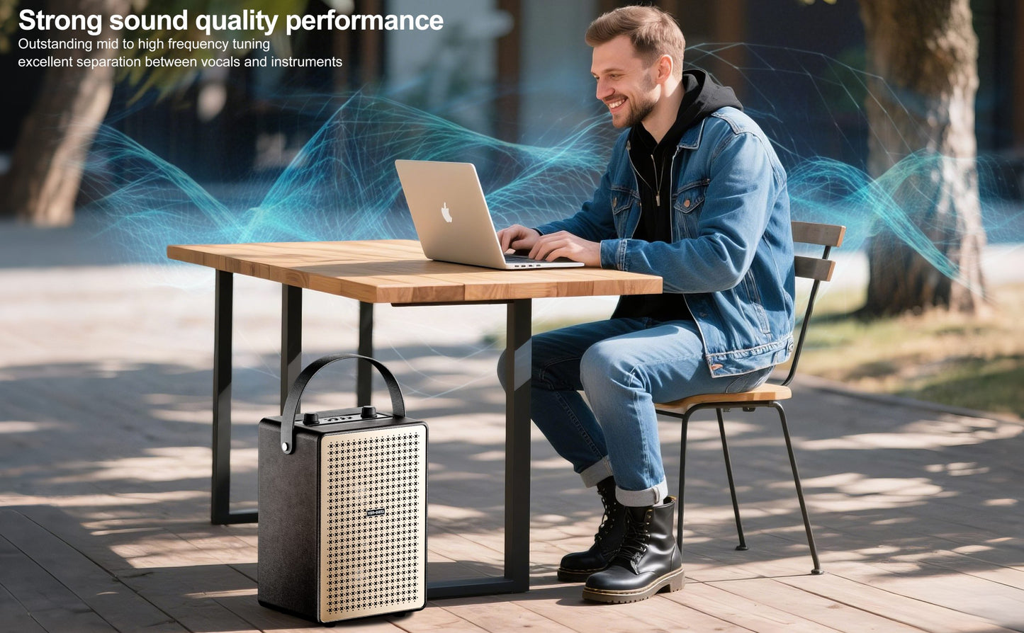 Vendens VD-SPK017 LED Işıklı Bluetooth Hoparlör - Premium Ses ve 12 Saat Pil