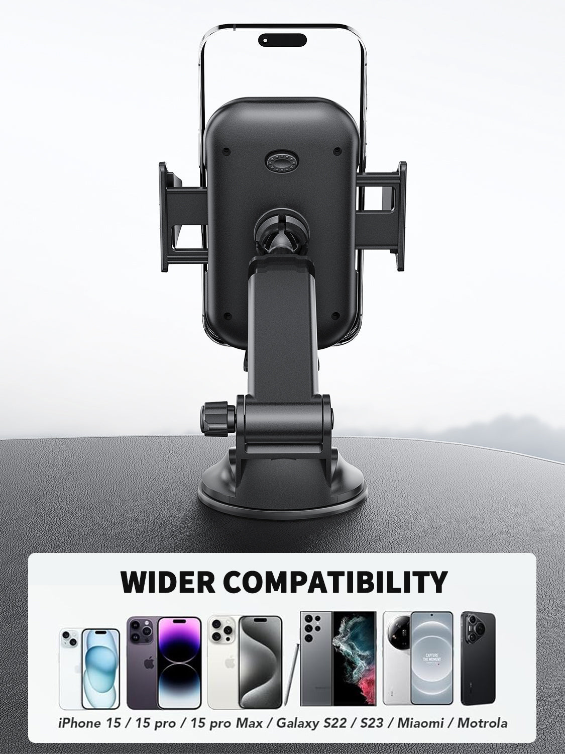 Vendens Premium Vantuzlu 360° Telefon Tutucu (Araç & Masa)
