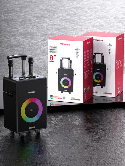 Vendens PartyCore 8” Taşınabilir Bluetooth Hoparlör