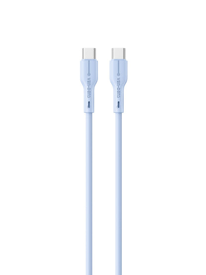 Ven-Dens VD-DC23CL Type-C to Lightning 30W PD Hızlı Şarj ve Data Kablosu - 1 Metre Mavi