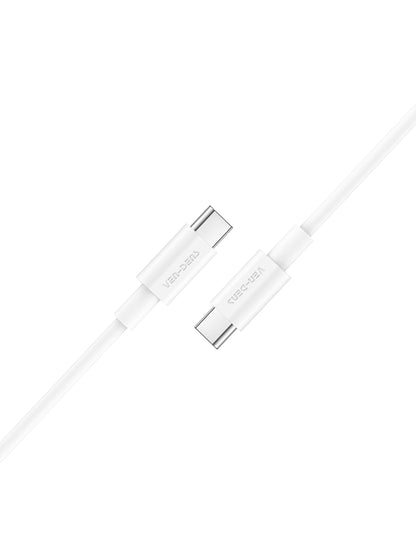 VD-DCR02 Toptan Fiyat yüksek kaliteli 5V/2A USB-A - Lightning 1M Beyaz/Siyah Veri Kablosu