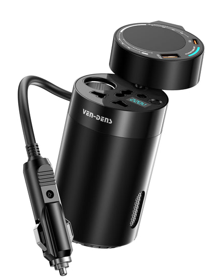 Vendens DriveMax 200W Araç Güç İstasyonu | Çakmaklık Priz ve DC Çıkış