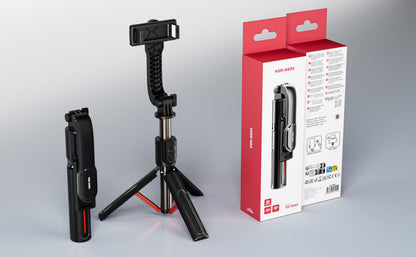 Vendens Bluetooth Kablosuz Selfie Stick – 360° Dönebilen Tripod Kumandalı Uzatılabilir Telefon Selfie Çubuğu