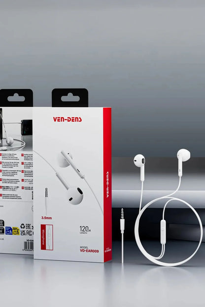 Vendens VD-EAR009 Mikrofonlu Kablolu Kulaklık - Premium Stereo Ses