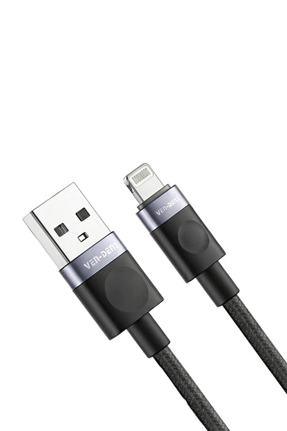 Vendens VD-DCM02 Premium Örgülü iPhone Uyumlu Lightning Hızlı Şarj Kablosu