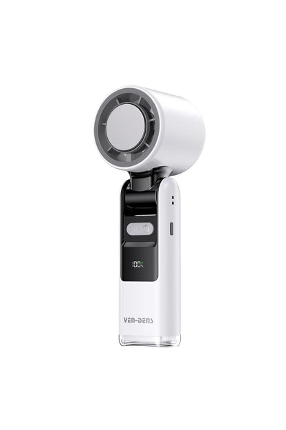 Vendens VD-FAN002 10W Soğutuculu ,Led Lambalı , Mini El Fanı, USB Şarjlı,Katlanabilir, 800mAh, 3 Kademeli