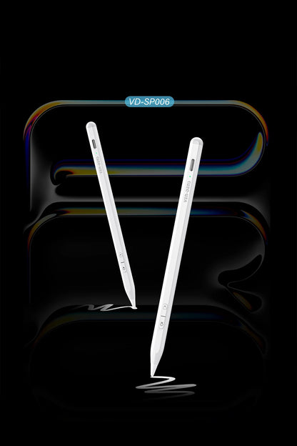 Vendens VD-SP006 Manyetik Stylus Kalem, Hızlı Şarjlı, 2 Yedek Uçlu, Android ve iPad Uyumlu