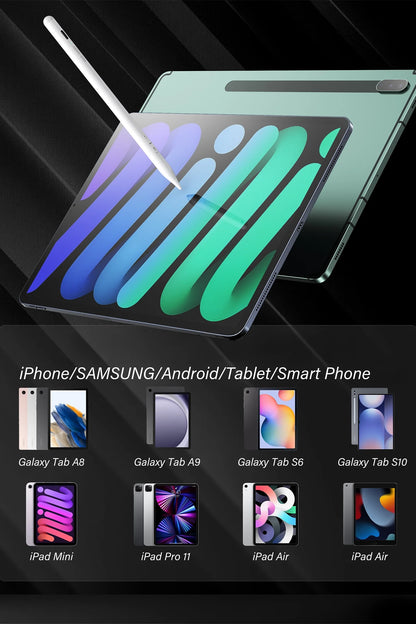 Vendens VD-SP006 Manyetik Stylus Kalem, Hızlı Şarjlı, 2 Yedek Uçlu, Android ve iPad Uyumlu