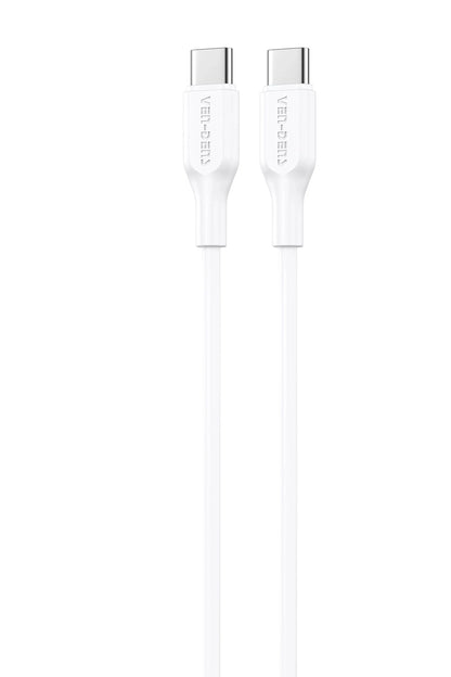 Vendens VD-DC21CC 60W USB-C to USB-C Nylon Örgülü Hızlı Şarj ve Veri Kablosu 1.2m