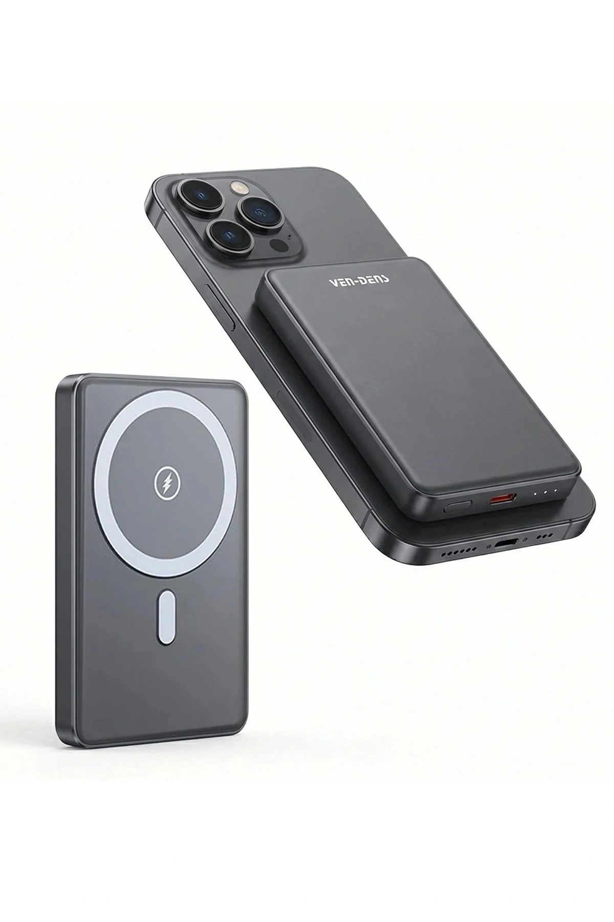 Vendens VD-PB033 Premium Manyetik Powerbank 10000mAh LED Ekranlı 15W Hızlı Şarj