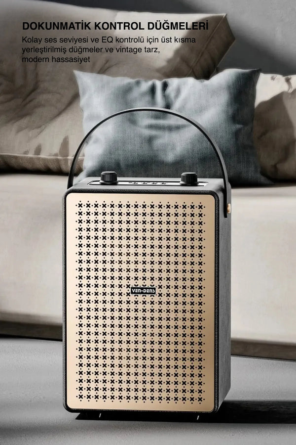 Vendens VD-SPK017 LED Işıklı Bluetooth Hoparlör - Premium Ses ve 12 Saat Pil