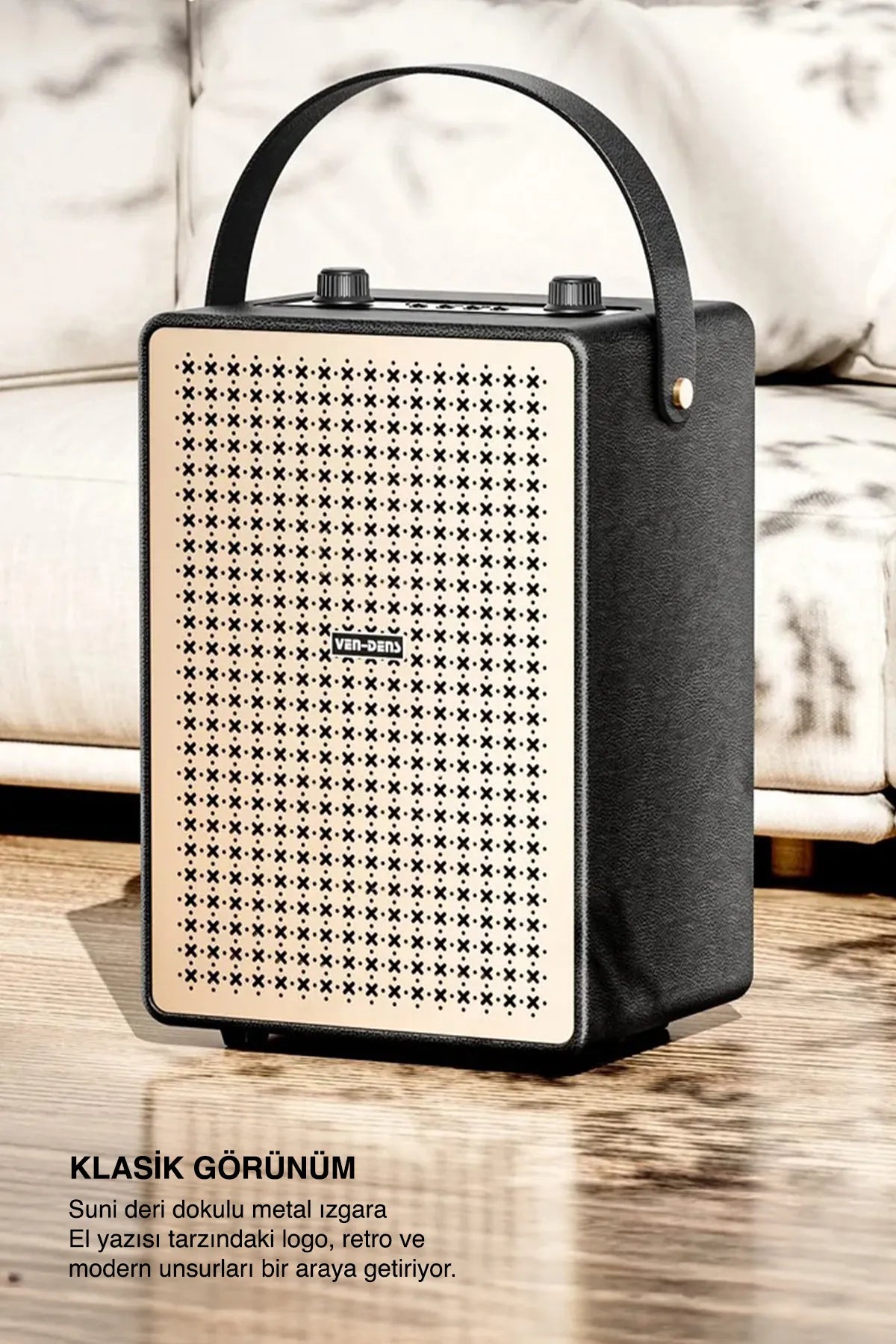 Vendens VD-SPK017 LED Işıklı Bluetooth Hoparlör - Premium Ses ve 12 Saat Pil