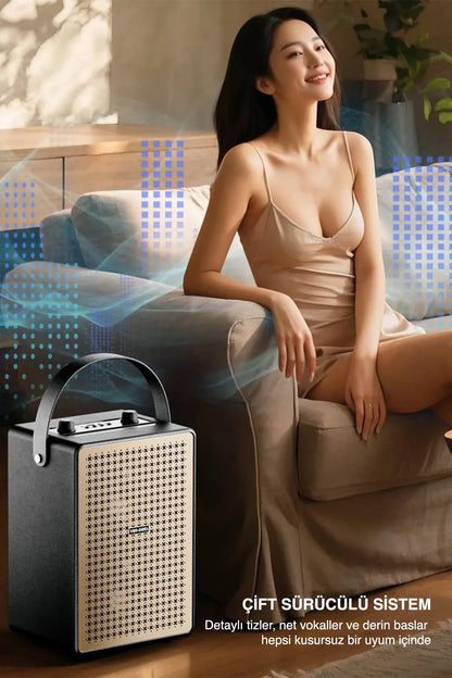 Vendens VD-SPK017 LED Işıklı Bluetooth Hoparlör - Premium Ses ve 12 Saat Pil