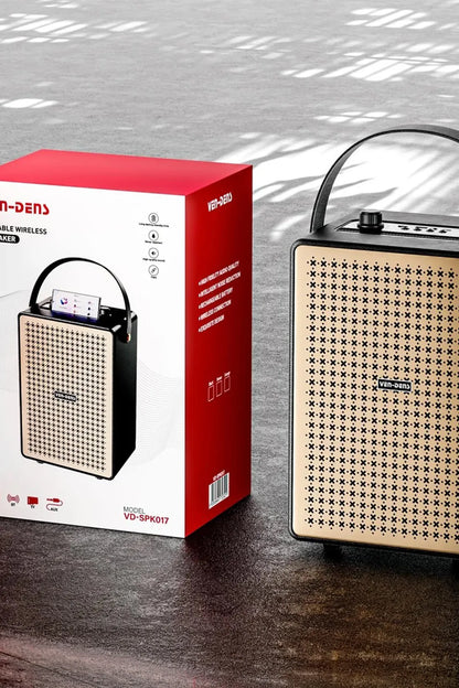 Vendens VD-SPK017 LED Işıklı Bluetooth Hoparlör - Premium Ses ve 12 Saat Pil