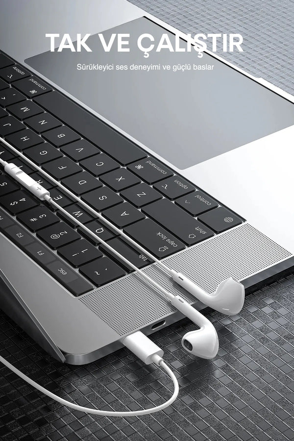 Vendens VD-EAR001 Type-C Kulaklık Mikrofonlu Premium Ses Kalitesi