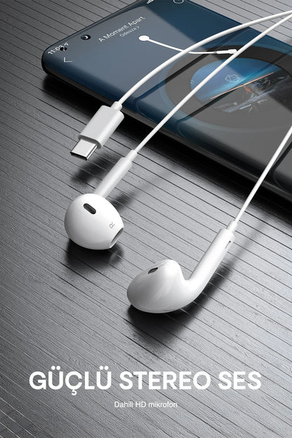 Vendens VD-EAR001 Type-C Kulaklık Mikrofonlu Premium Ses Kalitesi