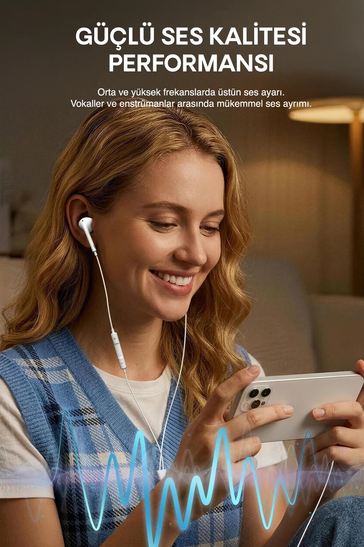 Vendens VD-EAR001 Type-C Kulaklık Mikrofonlu Premium Ses Kalitesi