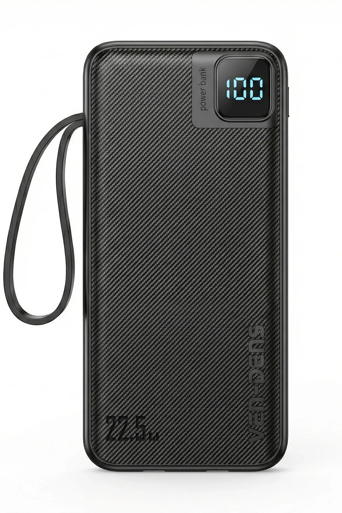 Vendens VD-PB061 20000mAh Dahili Kablolu Powerbank | 22.5W Hızlı Şarj & Dijital Ekran