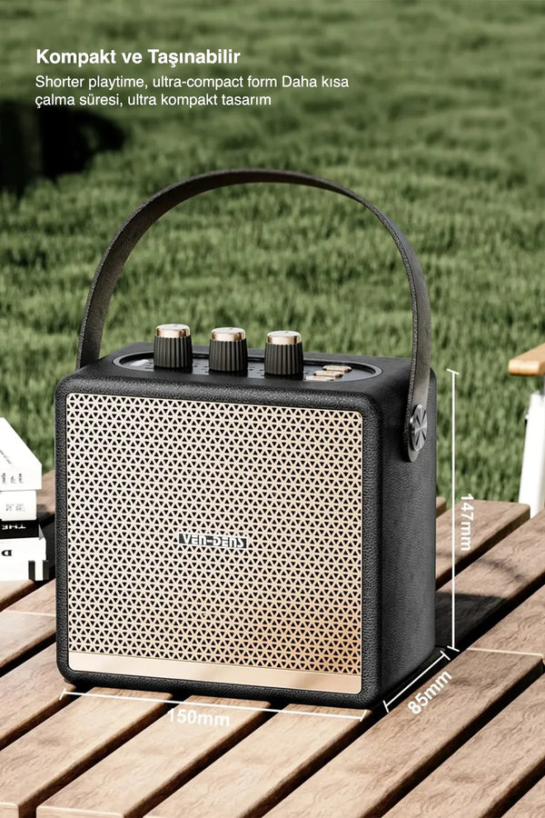 Vendens VD-SPK012 Işıklı Bluetooth Hoparlör - Su Geçirmez, 30 Saat Pil