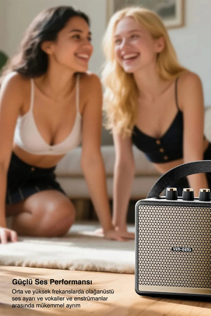 Vendens VD-SPK012 Işıklı Bluetooth Hoparlör - Su Geçirmez, 30 Saat Pil