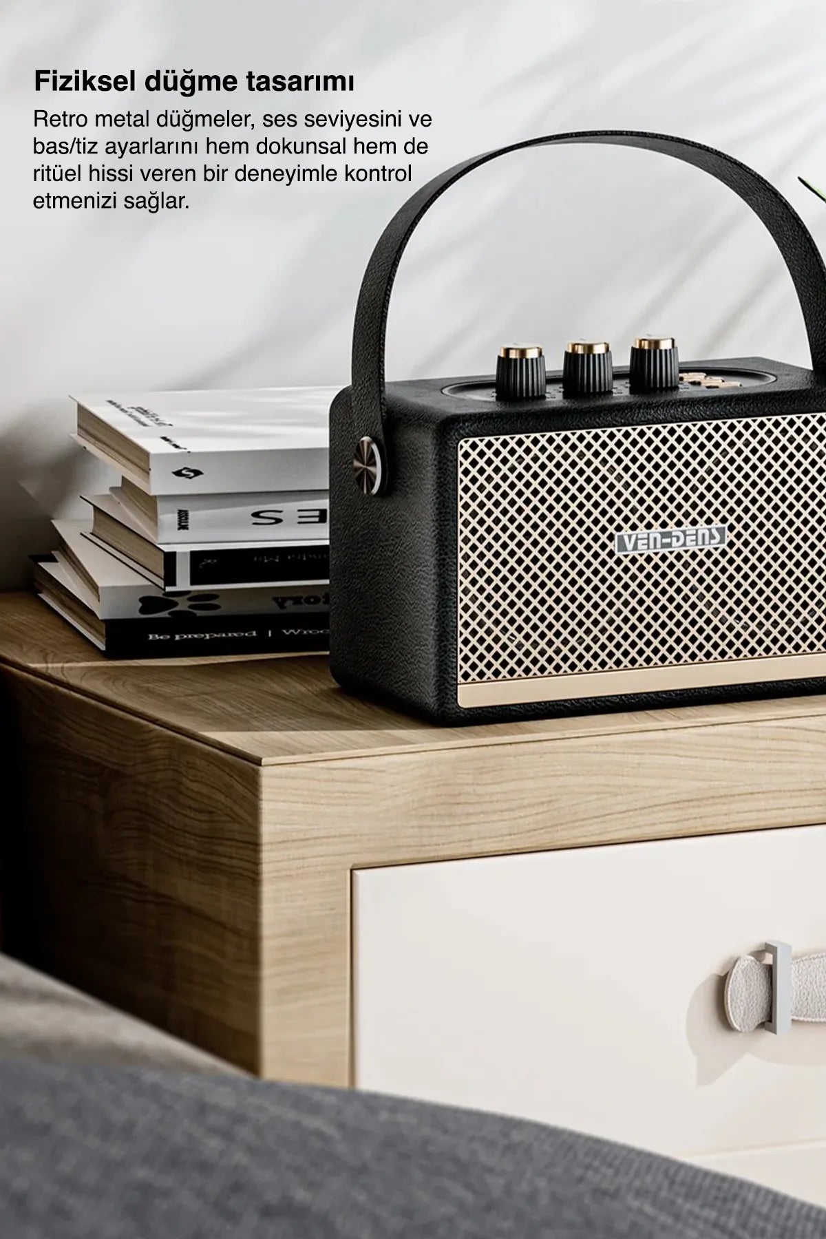 Vendens VD-SPK011 Işıklı Bluetooth Hoparlör - Su Geçirmez, 30 Saat Pil