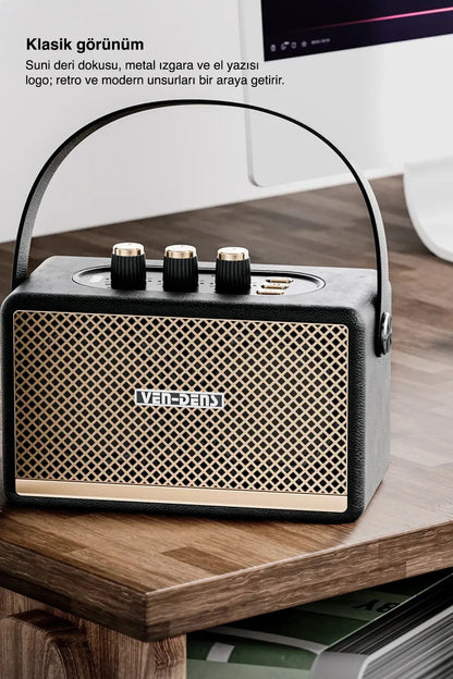 Vendens VD-SPK011 Işıklı Bluetooth Hoparlör - Su Geçirmez, 30 Saat Pil