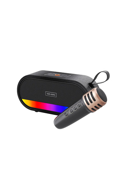Vendens VD-SPK009 LED Ambiyans Işıklı Bluetooth Hoparlör - 30 Saat Batarya