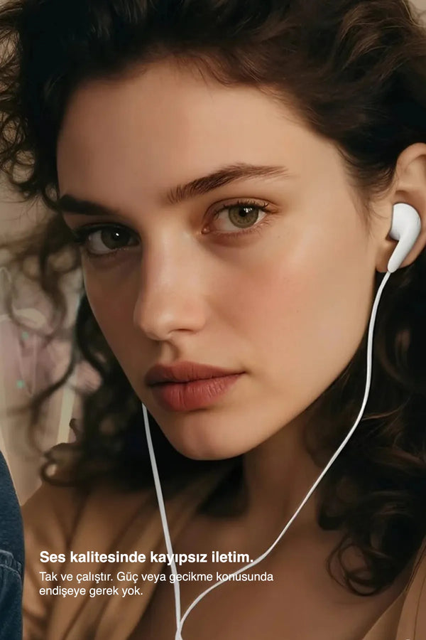 Vendens VD-EAR008 Type-C Kulaklık - Mikrofonlu Kablolu Kulaklık
