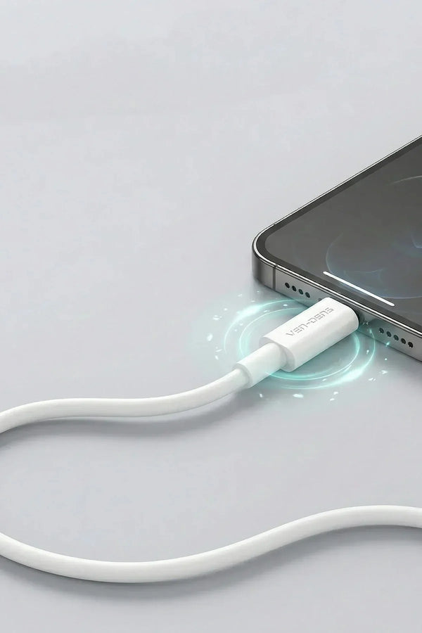 Vendens VD-DCR03 USB-A'dan USB-C'ye Beyaz Type C Kablo 1.2m